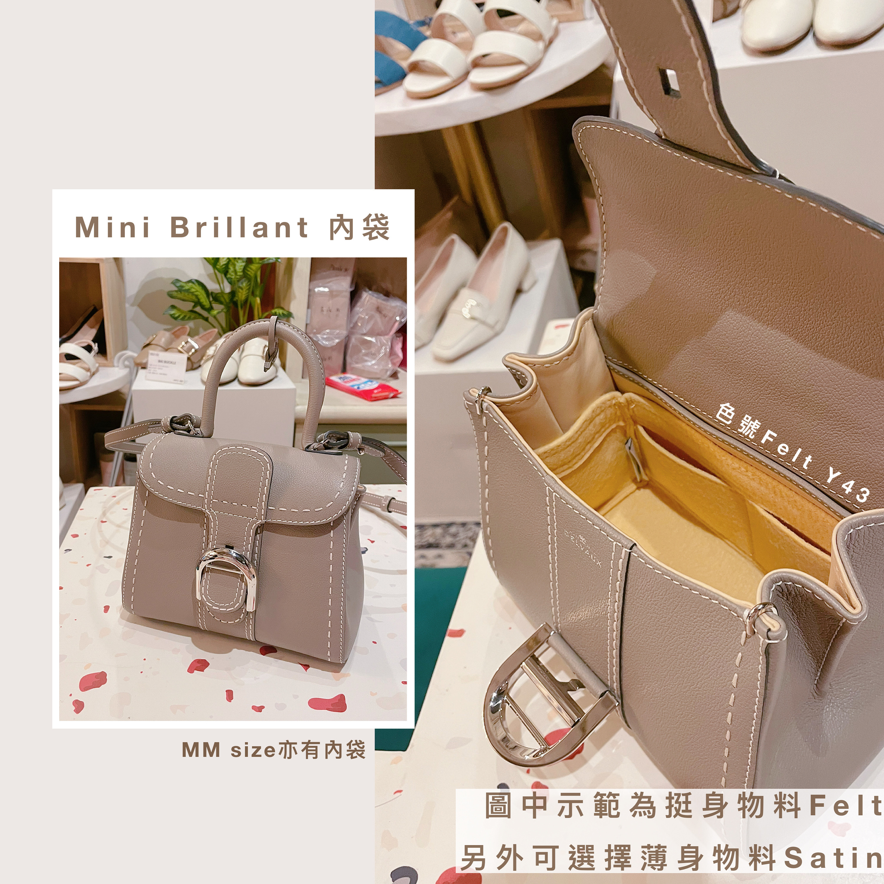 (現貨) [5029] Delvaux Mini Brillant 內袋