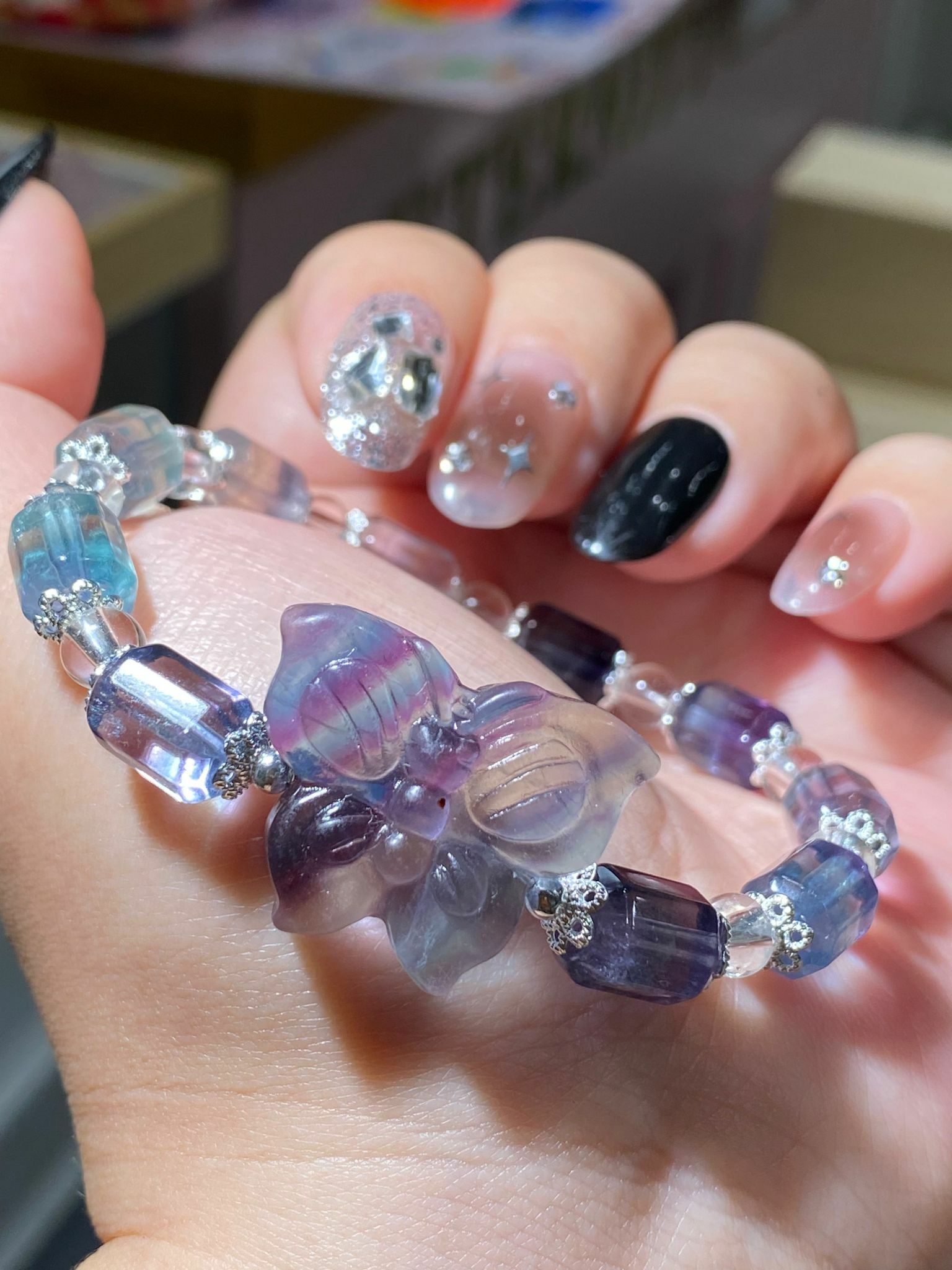 優惠螢石配蝴蝶DIY(B)