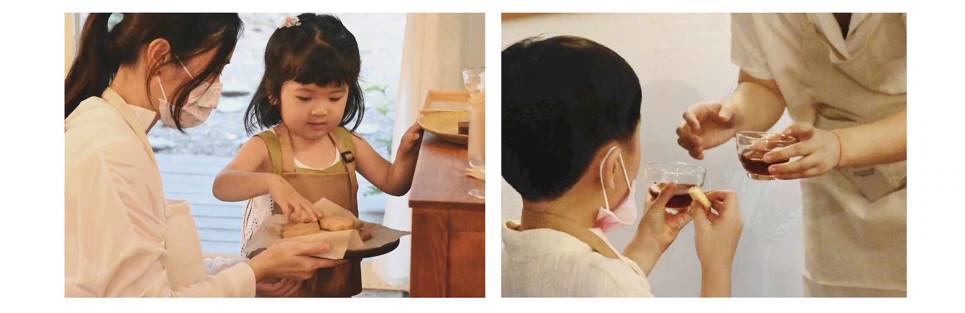 小青山舉辦母親節親子活動-活動後的茶點時光