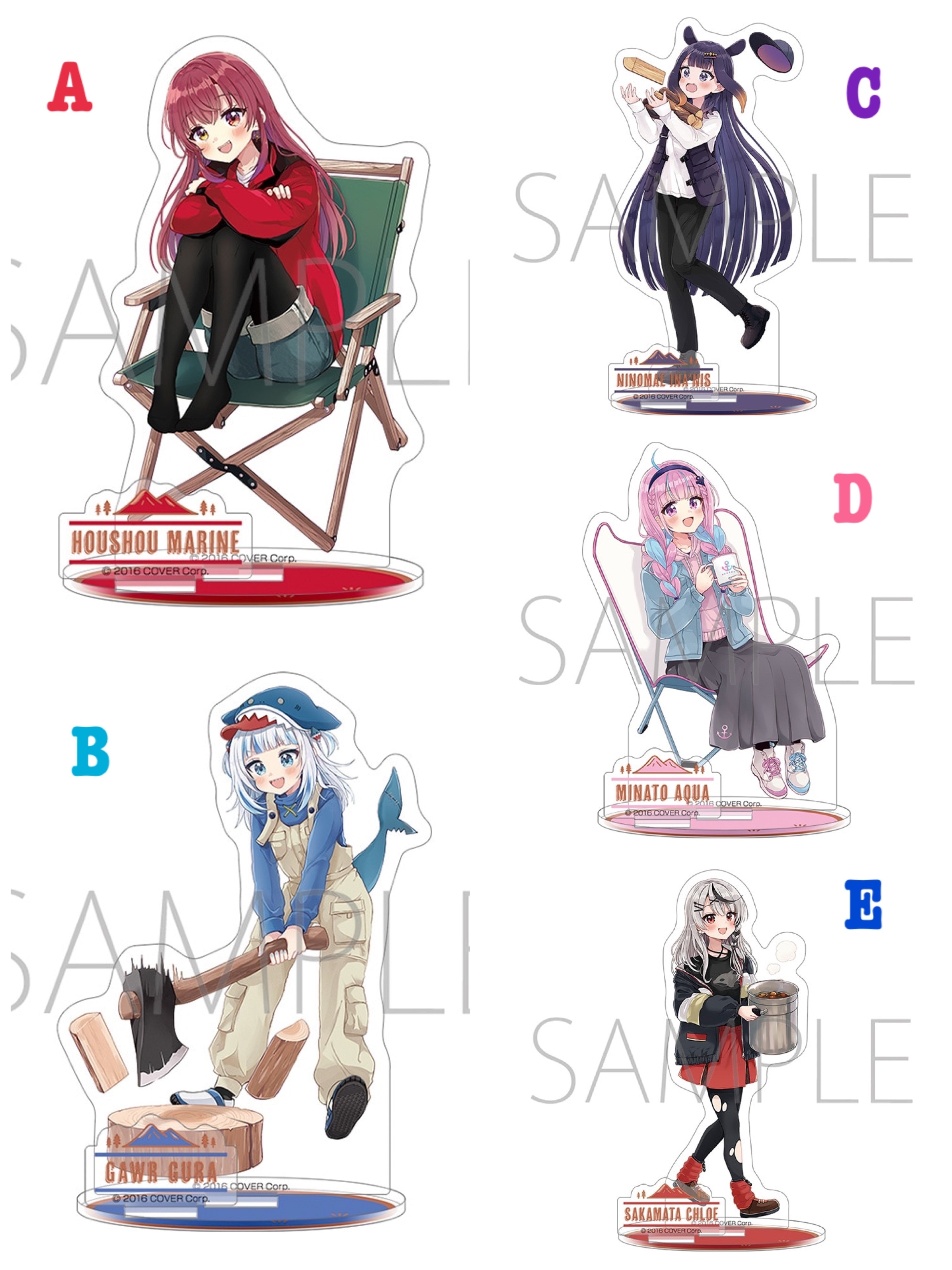 MOVIC 預訂2023/9月 ホロライブ　アクリルスタンド　Summer Season 角色立牌