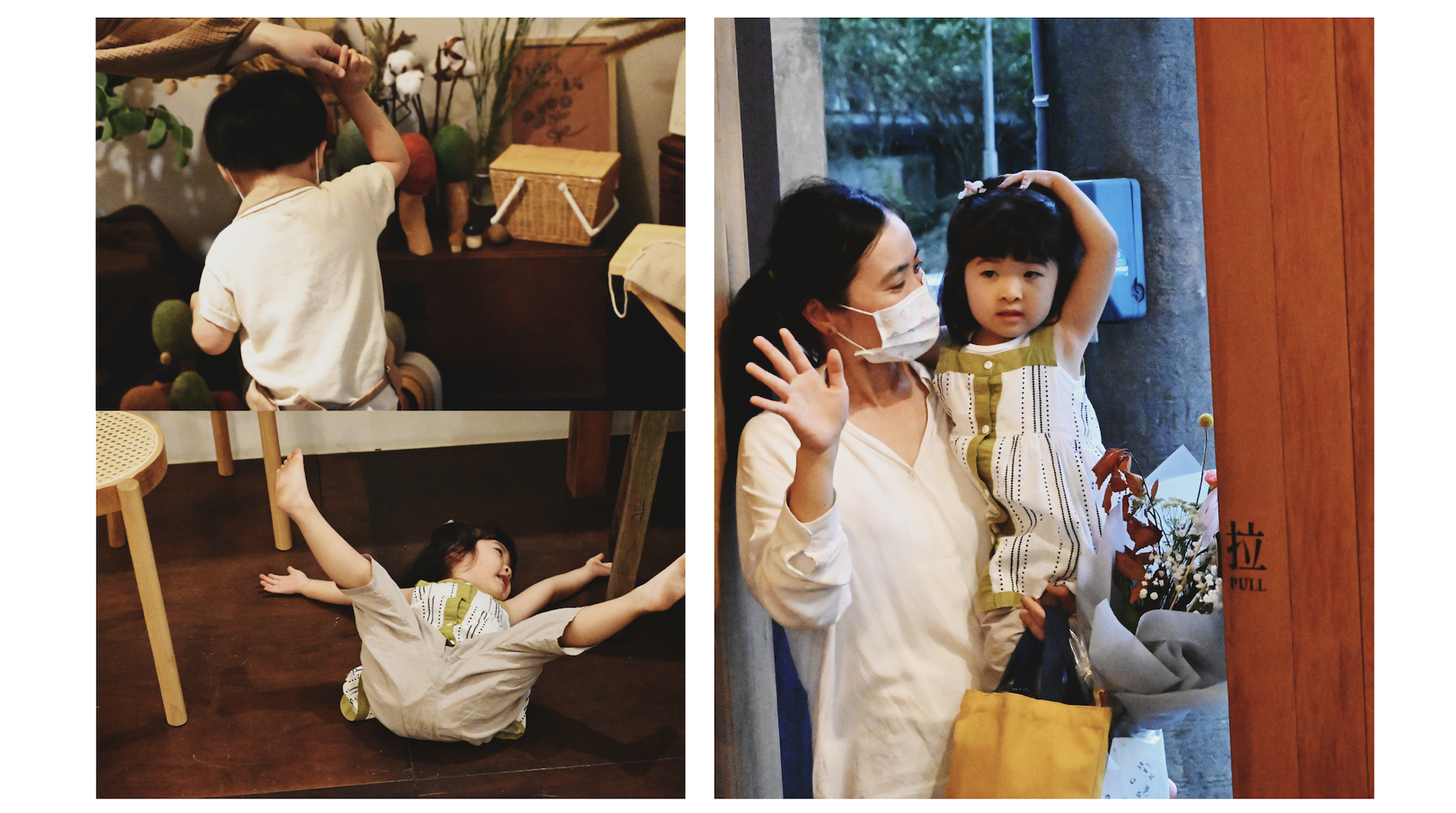 小青山舉辦母親節親子活動-結束的可愛道別