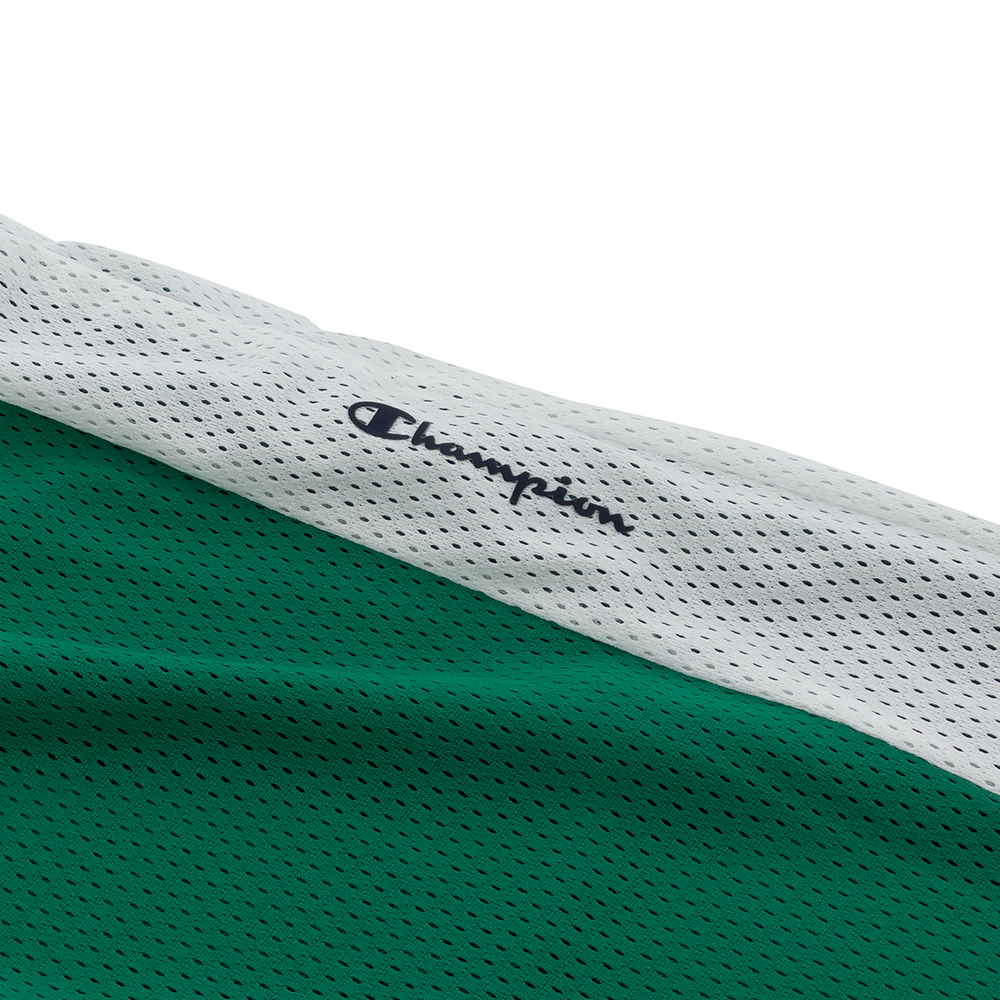 男款-LEGACY定番網眼籃球短褲-綠/白（218698-GS040）