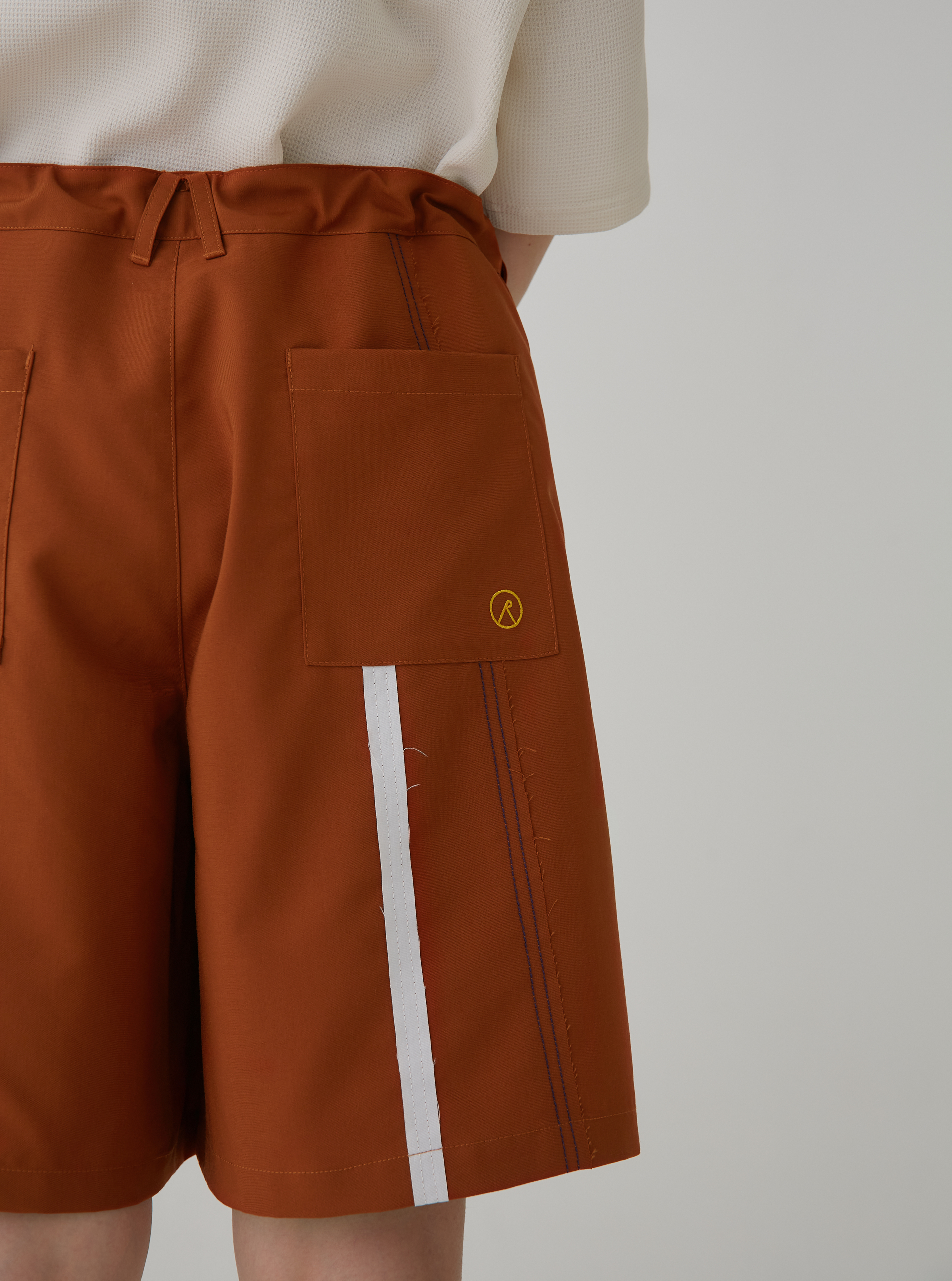 Fringe Shorts | Orange Brick