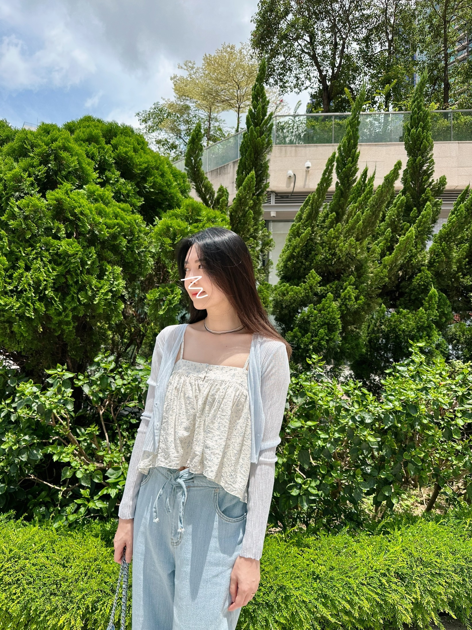 小碎花娃娃吊帶