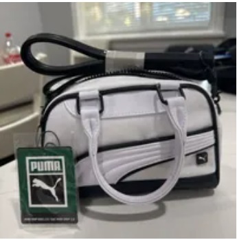 [S] PUMA 85808613 MINI GRIP BAG/SAC MINI GRIP,WHITE/BLACK/BLANC/NOIR, 195730707081 (SPM22)