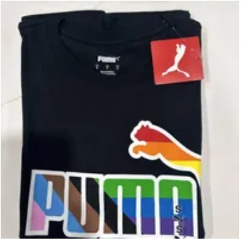 [S] PUMA PRIDE LOGO LADIES TEE,PUMA BLACK/PUMA NOIR, 62454501-PUMA BLACK/PUMA NOIR [FINAL SALE] (SPM25)