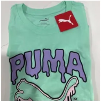[S] PUMA MELTED CAT TEE,MINT, 67878832-MINT [FINAL SALE] (SPM28)