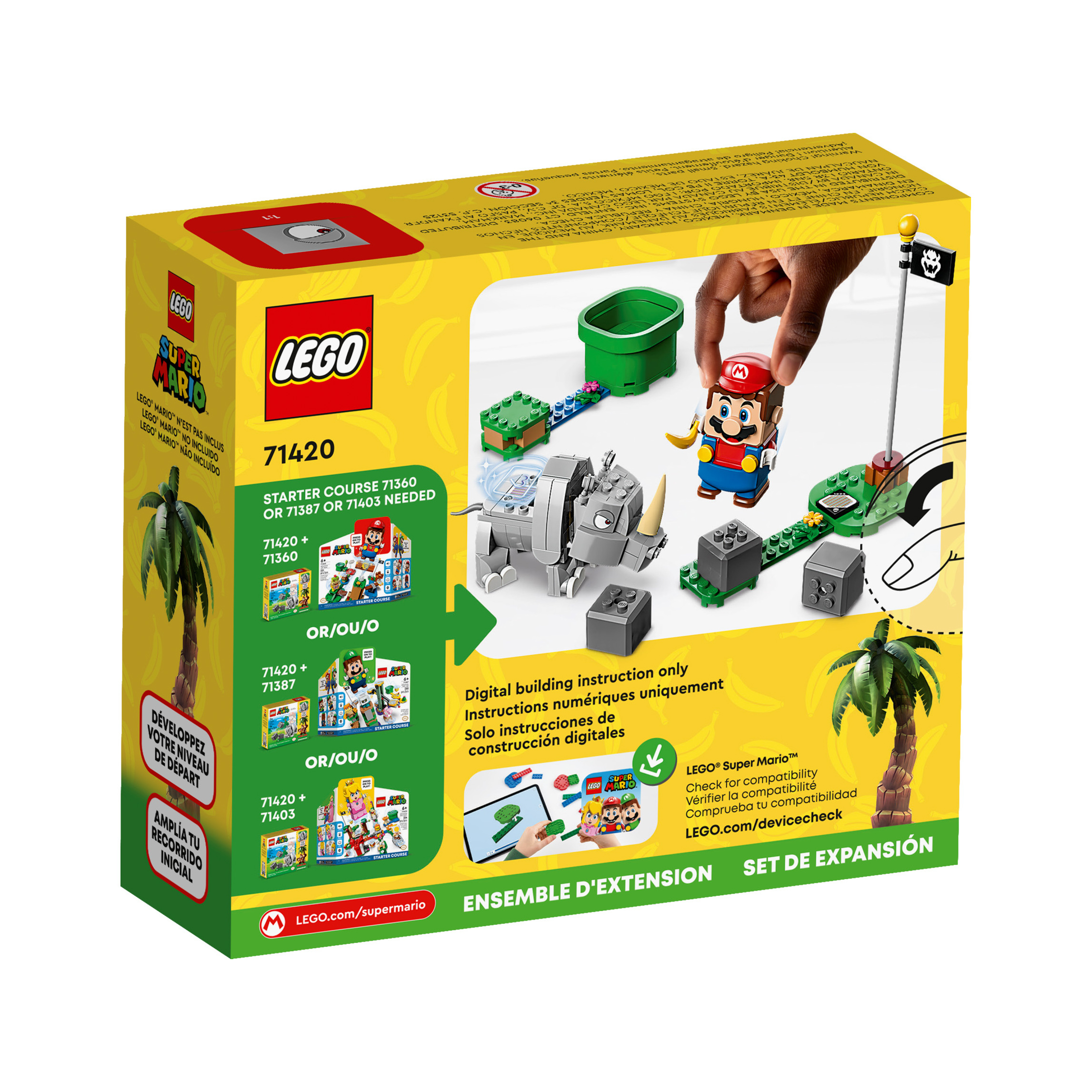 LEGO 71420 犀牛蘭比超級瑪利歐™系列