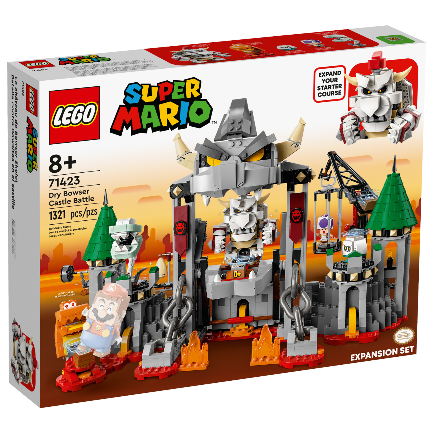 LEGO 71423 枯骨庫巴城堡大戰超級瑪利歐™系列