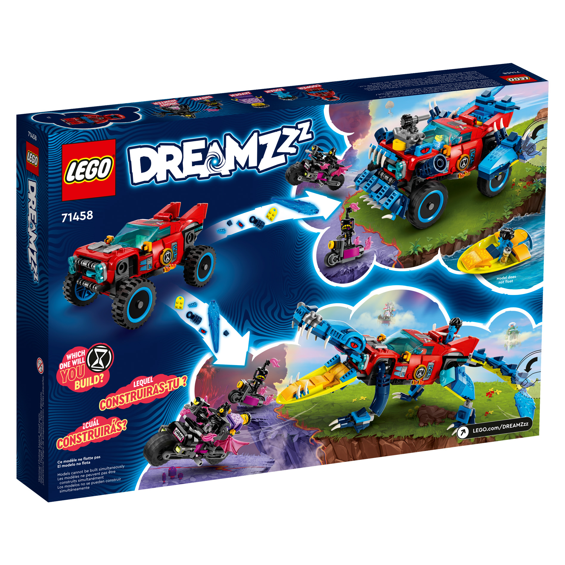 LEGO 71458 鱷魚車追夢人的試煉系列
