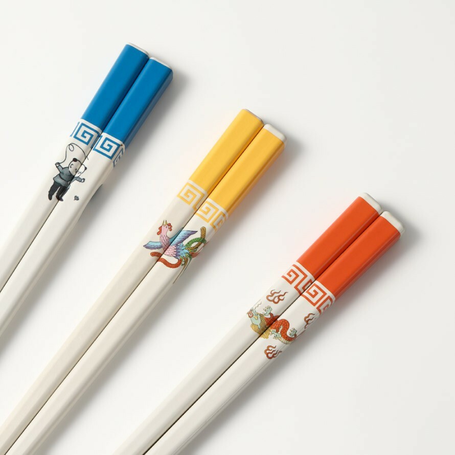 日本おまち堂 拉麵主題 筷子（附筷架）