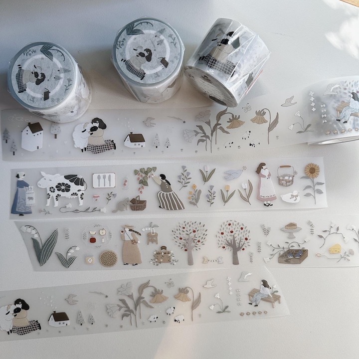 At the Farm 霧面PET膠帶 ｜森空