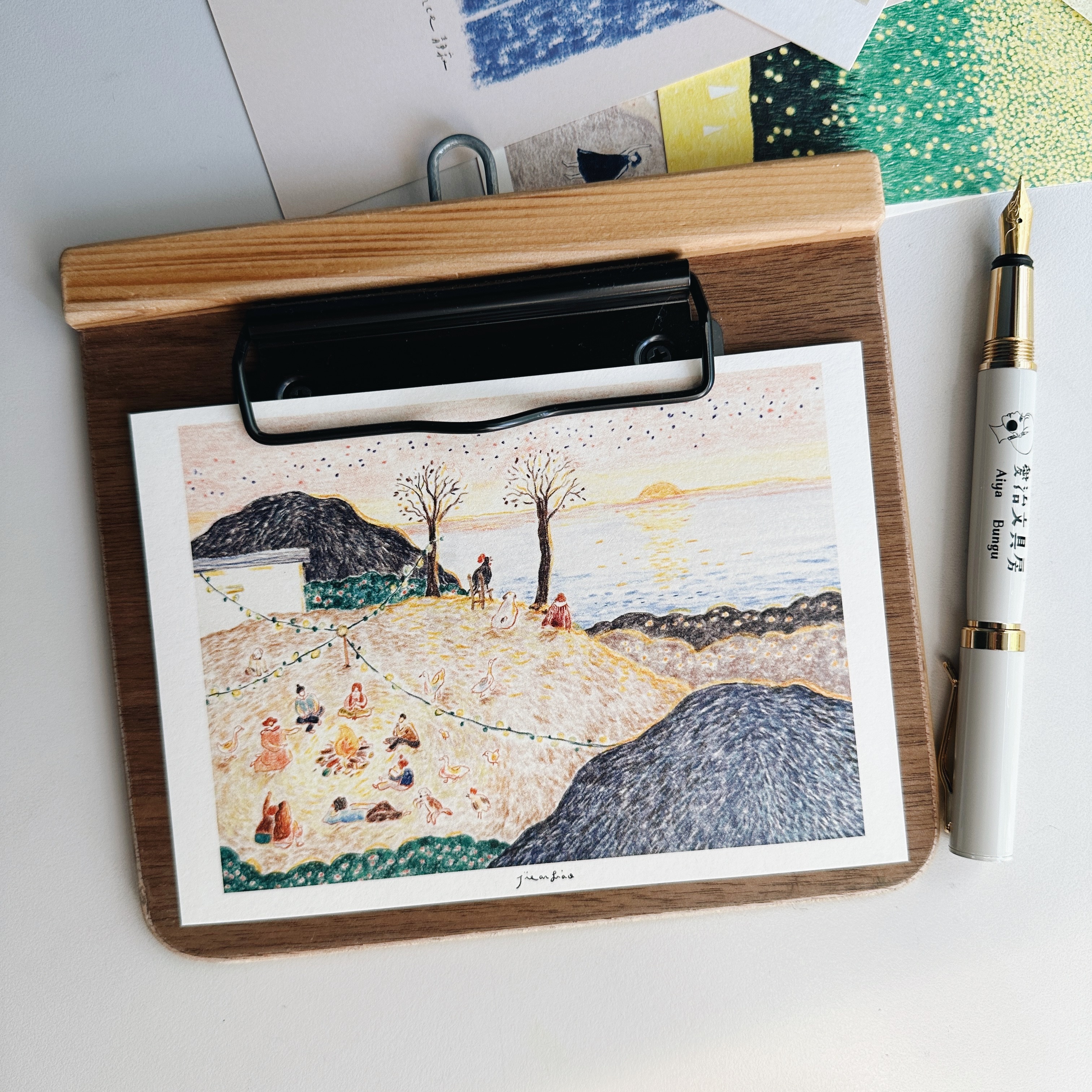 明信片｜插畫家 安