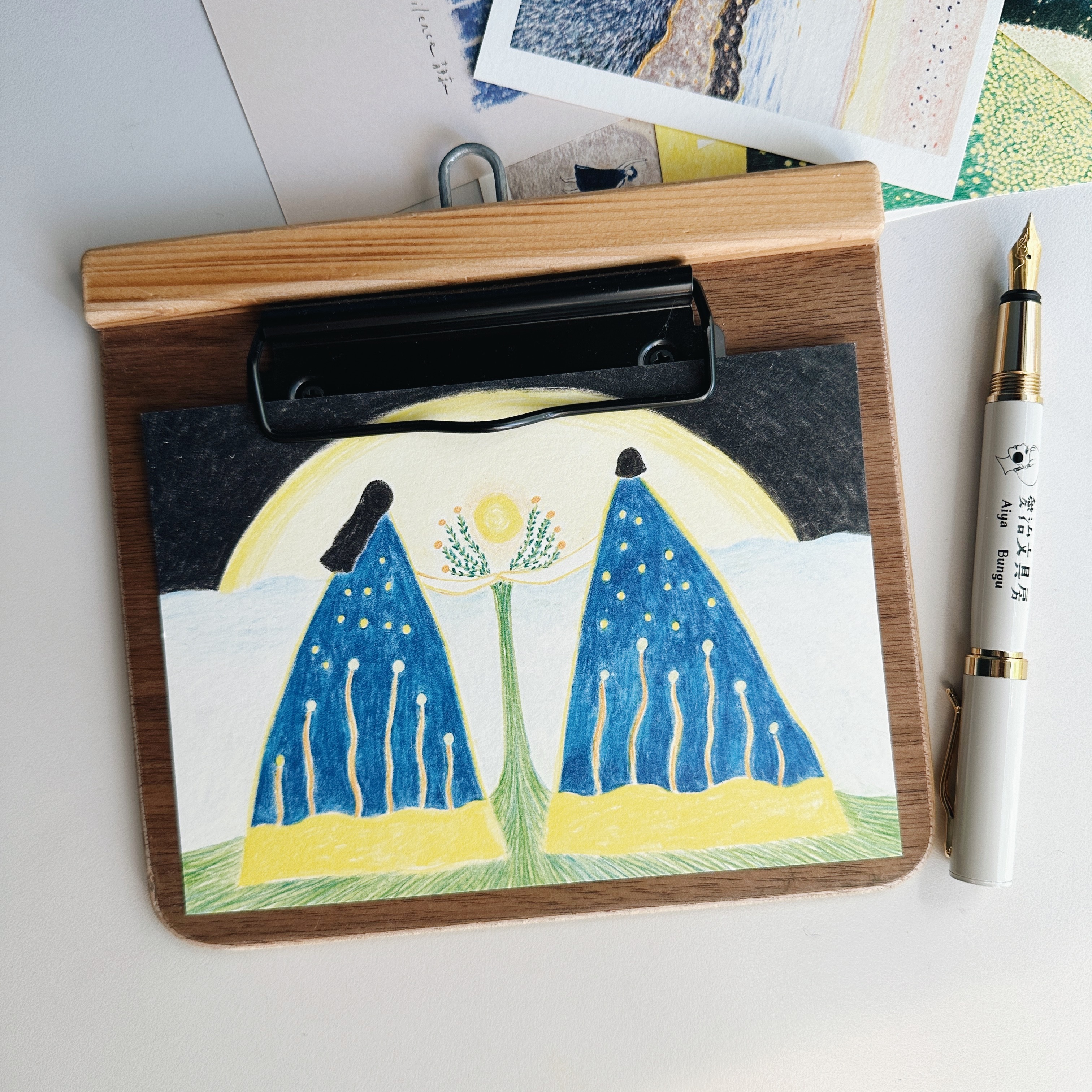 明信片｜插畫家 安