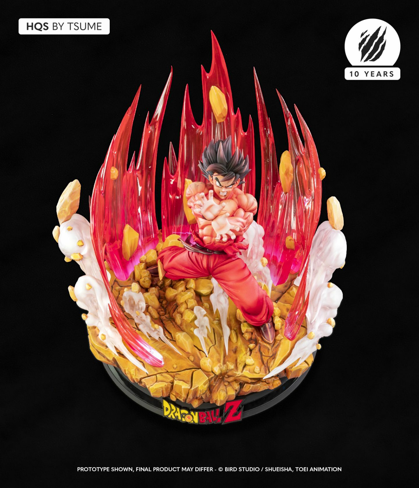 現貨GK Tsume Art HQS Dragon Ball Z 龍珠Z 三倍界王拳悟空 伽力克炮比達