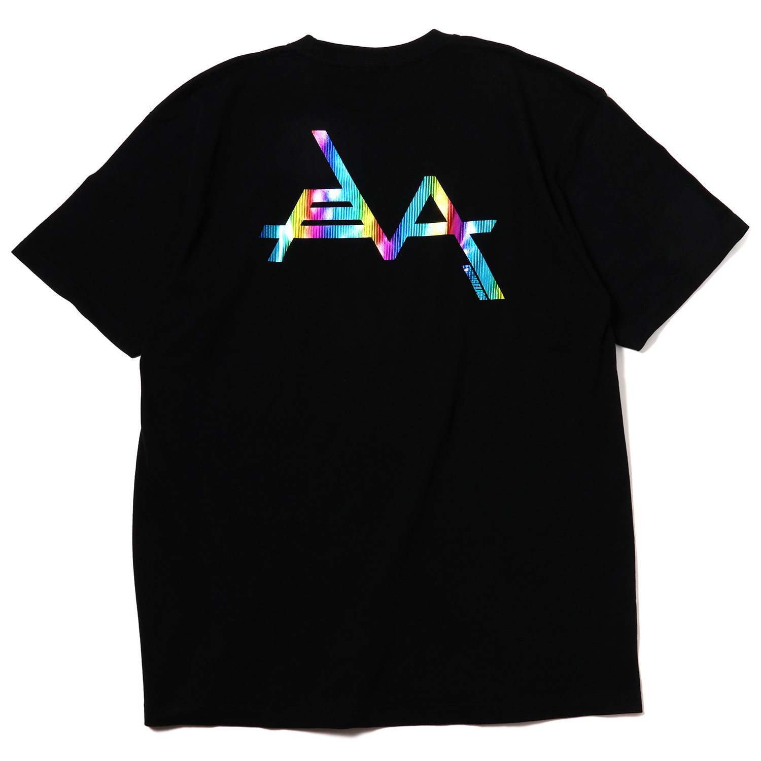 預訂2023/8月 EVANGELION Solid Line Logo T-Shirt (BLACK×RAINBOW)