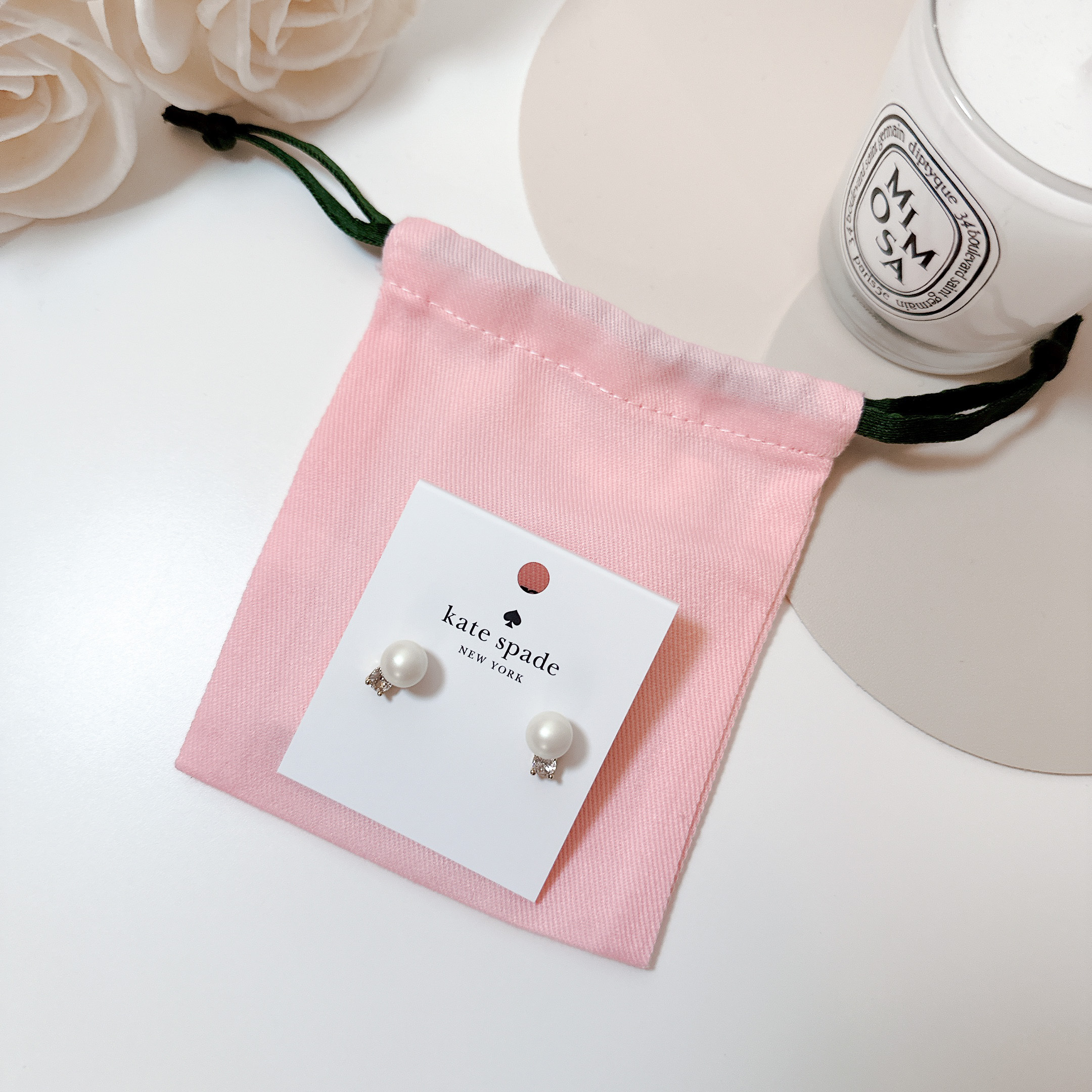 ［美國現貨］Kate Spade Mini Pearl Earrings