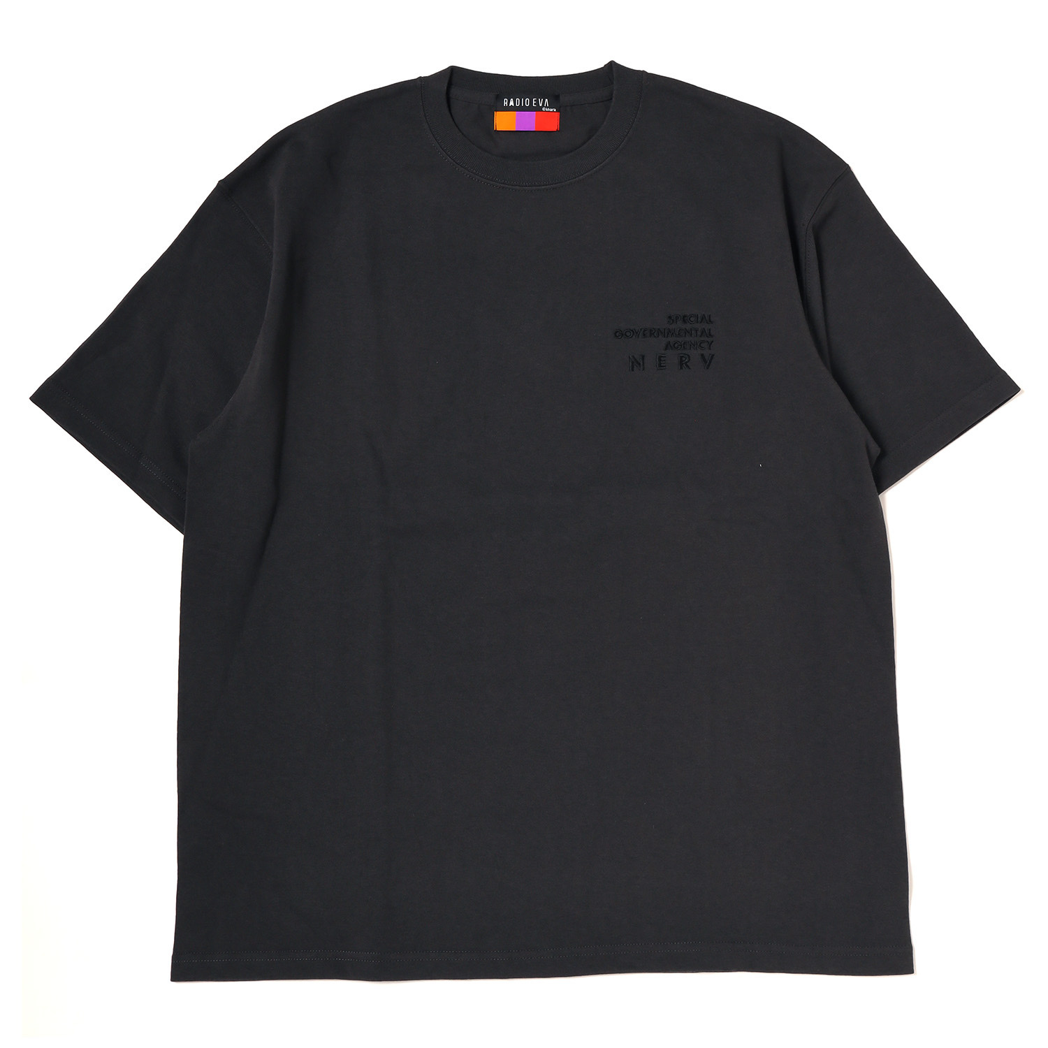 Evastore 預訂2023/9月 NERV Embroidery T-Shirt (CHARCOAL)