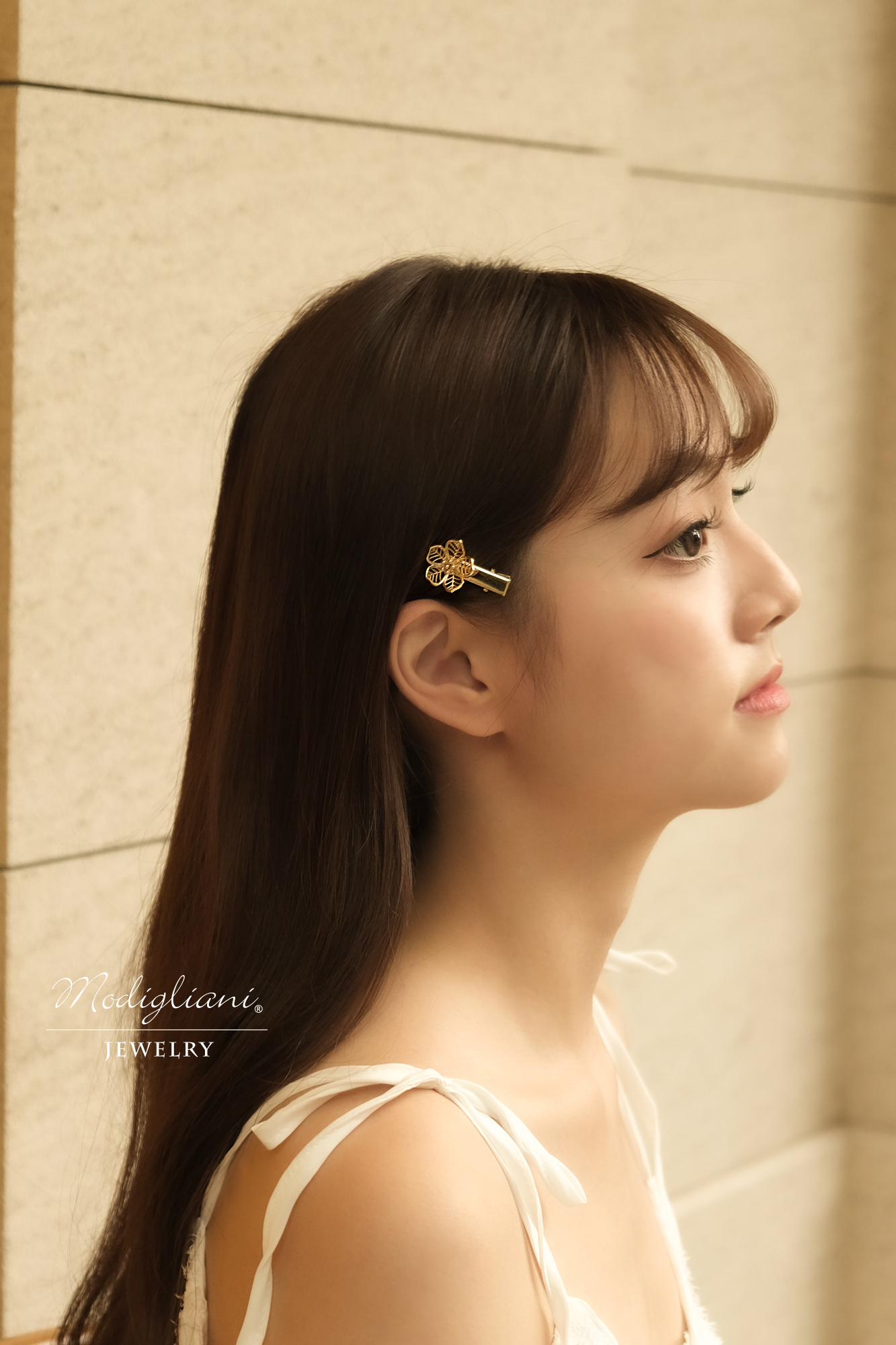 黃銅飾品,髮夾, 飾品,黃銅,花草,氣質,小巧