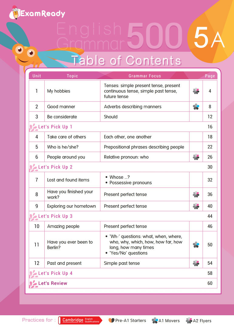 【多買多折】Exam Ready English Grammar 500 5A