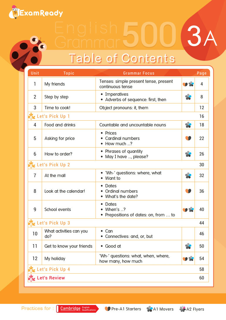 【多買多折】Exam Ready English Grammar 500 3A