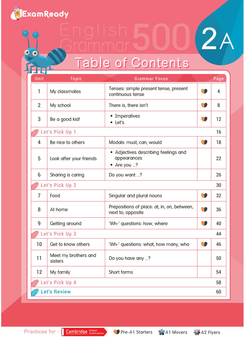 【多買多折】Exam Ready English Grammar 500 2A