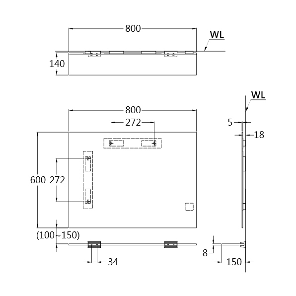 凱撒 化妝鏡推薦型號 M764A 防霧化妝鏡