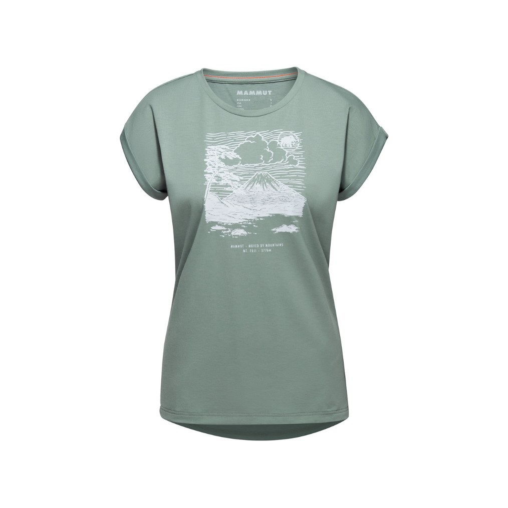 Mammut Mountain T-Shirt Fujiyama 女款 / 玉石綠 (M1017041124100)