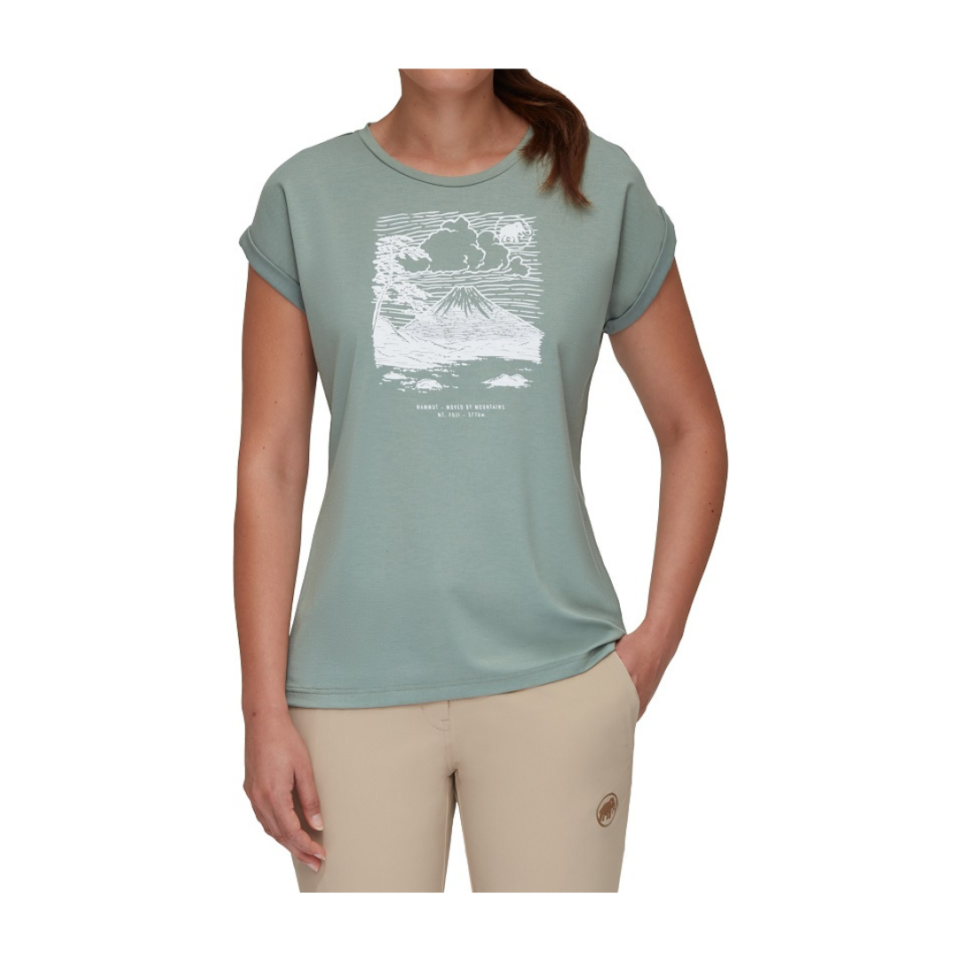 Mammut Mountain T-Shirt Fujiyama 女款 / 玉石綠 (M1017041124100)