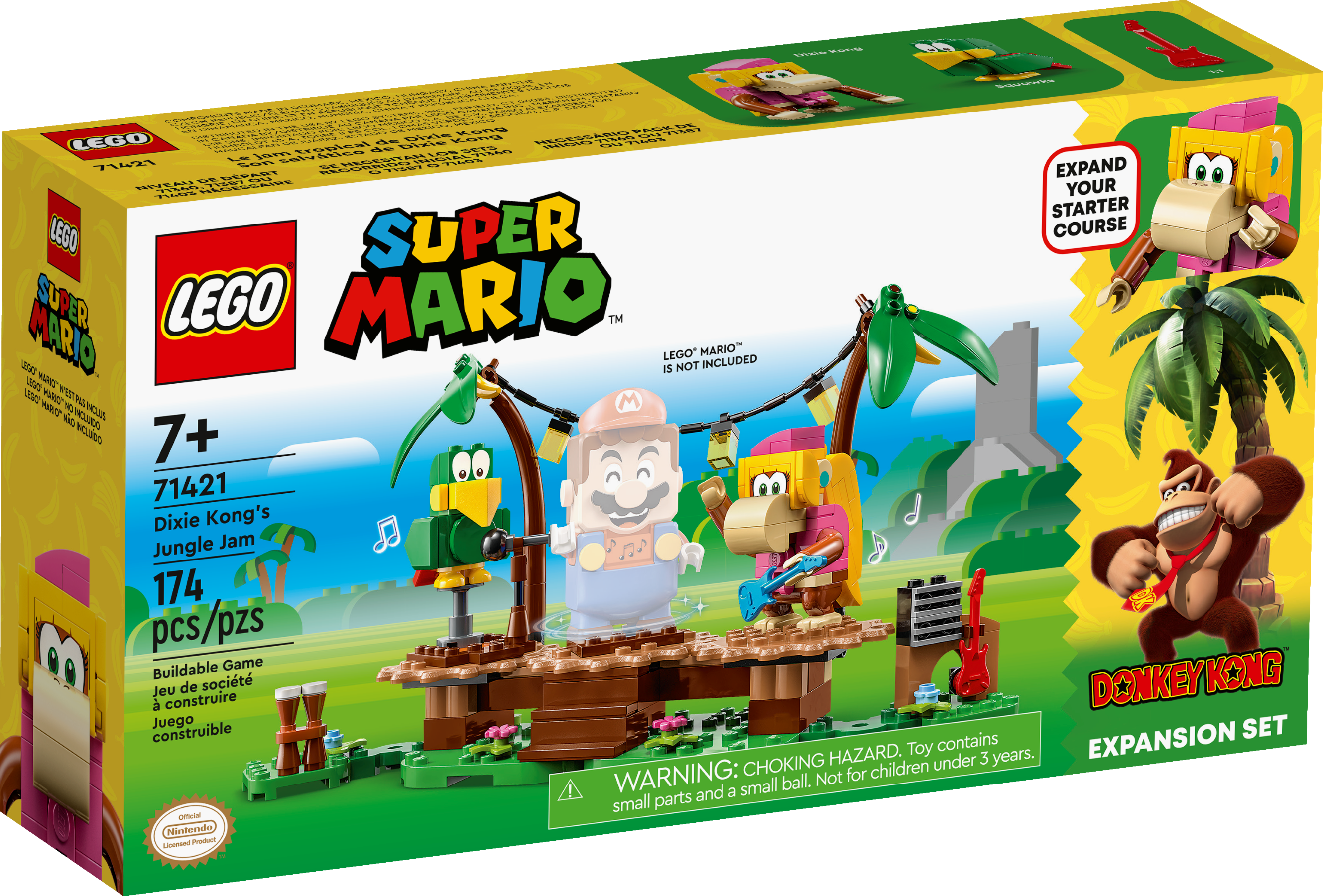 LEGO 71421 Dixie Kong's Jungle Jam Expansion Set 蒂克斯剛的叢林音樂會 (Super Mario™)