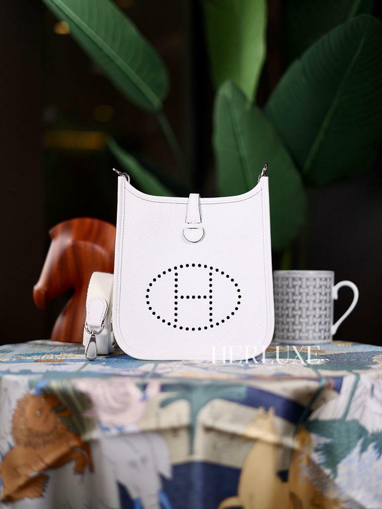 Evelyne mini 0U new white ck tc W  (一代：肩帶長105cm）