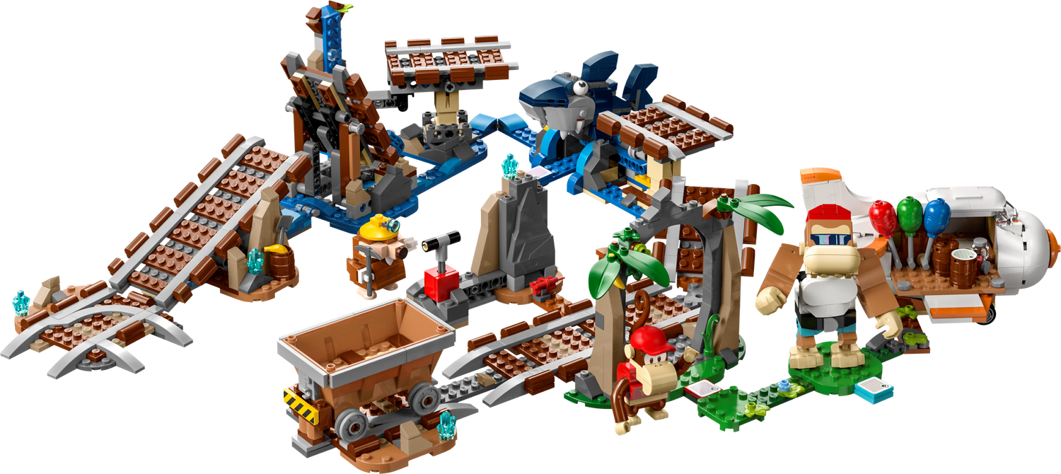 LEGO 71425 Diddy Kong's Mine Cart Ride Expansion Set 狄狄剛的採礦車之旅 (Super Mario™)