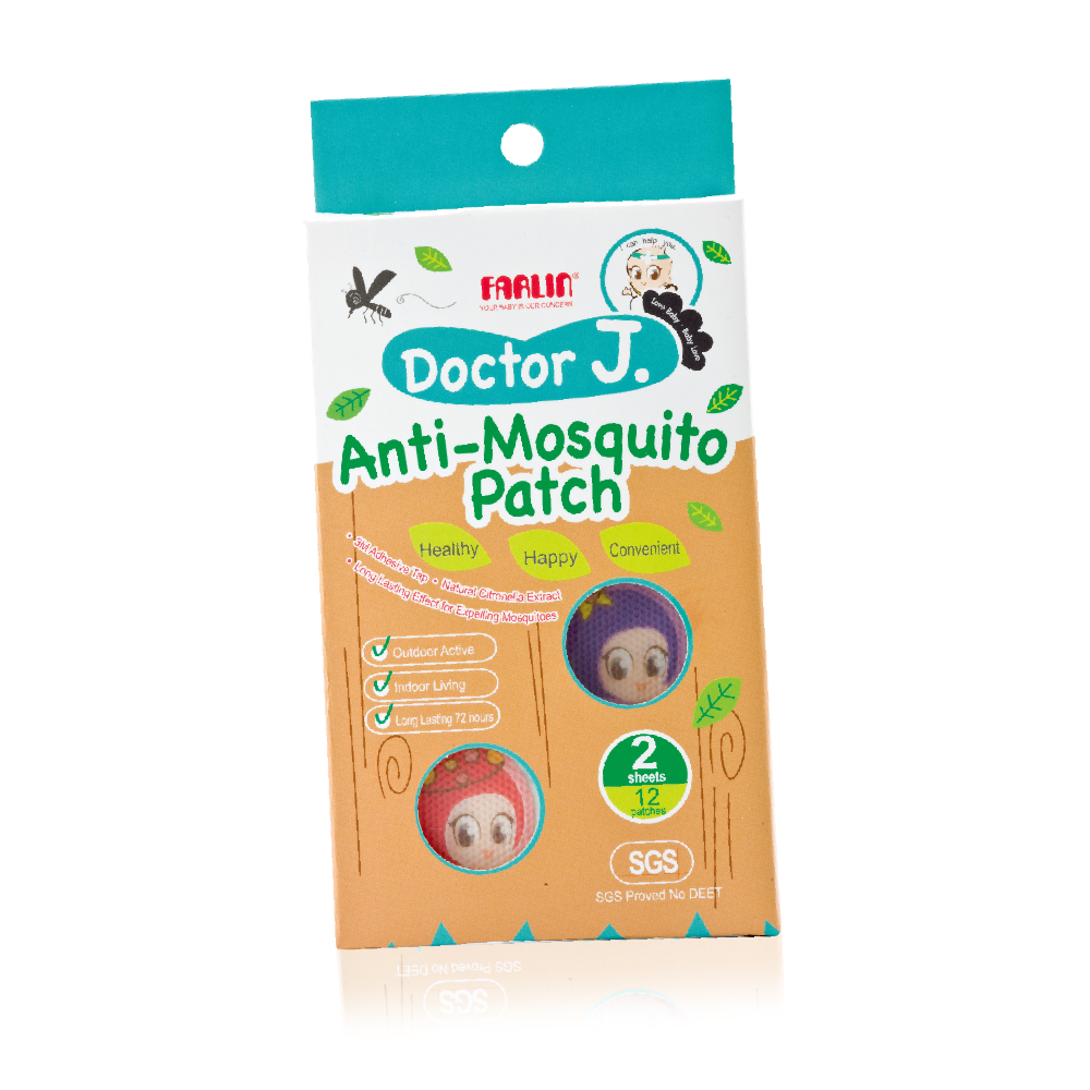 【FARLIN】天然長效驅蚊防蚊貼片(香茅尤加利-12枚入）