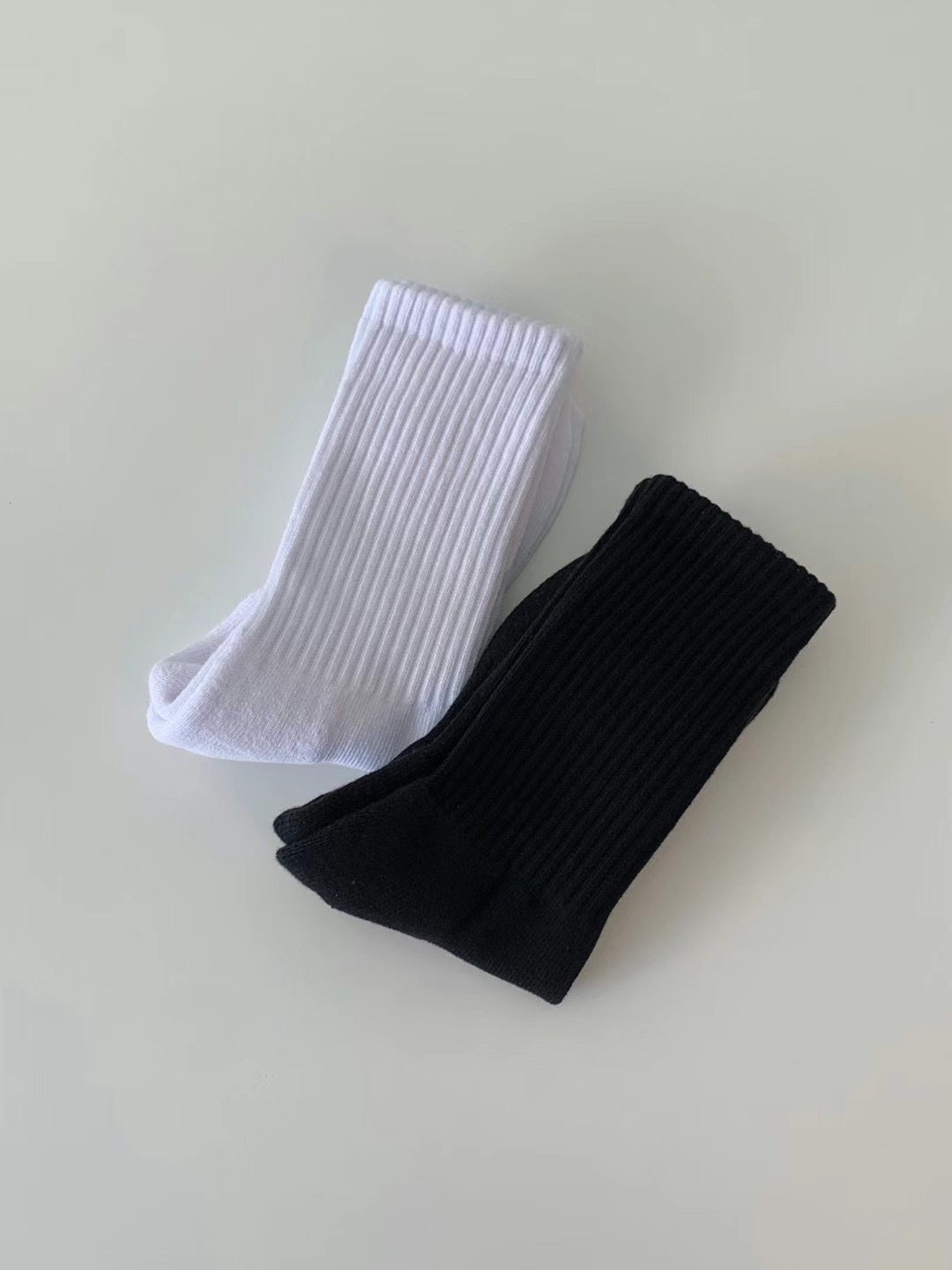 🇰🇷韓國 純棉 吸汗 收緊 運動襪 長襪 白長襪 棉襪