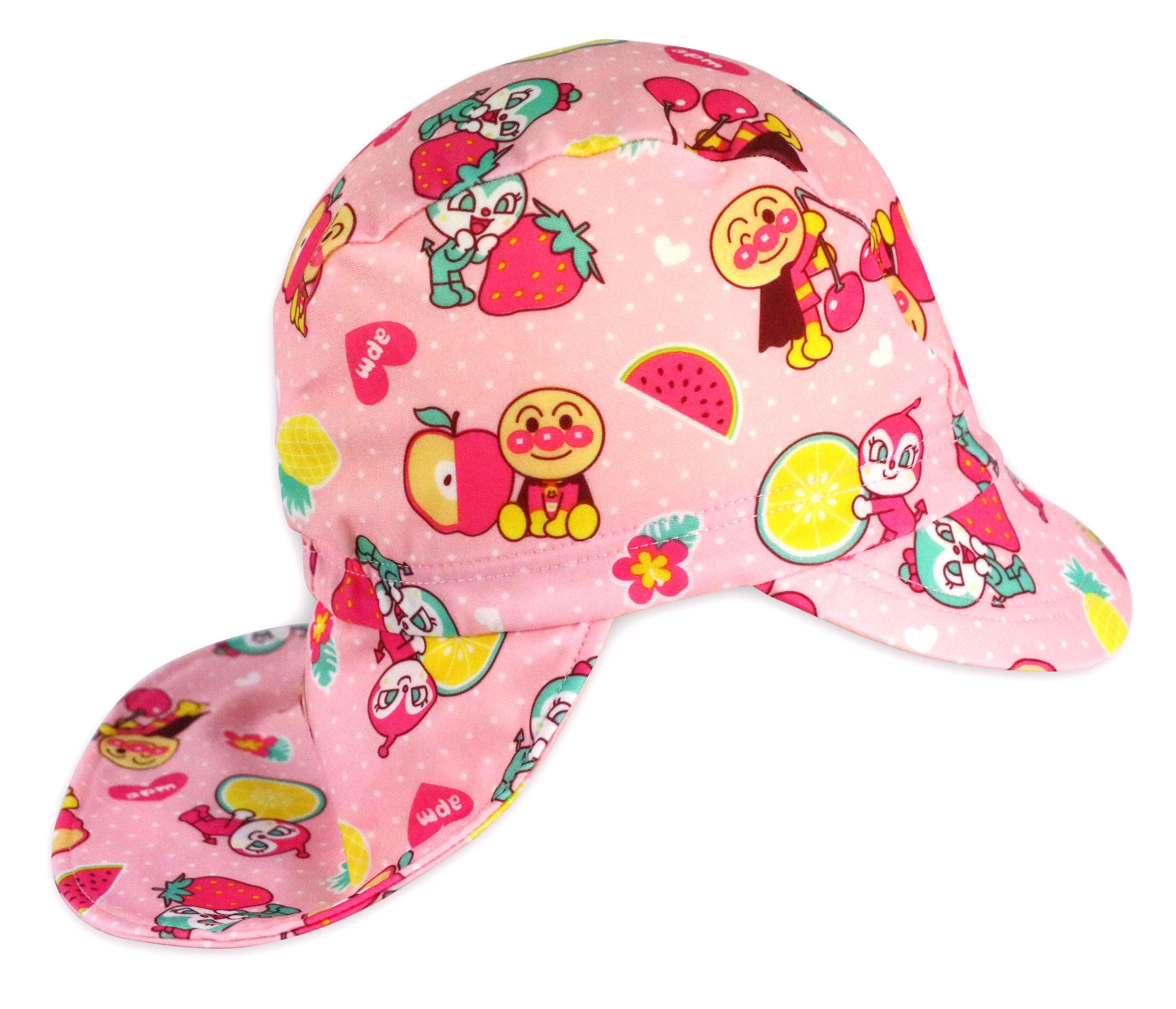 麵包超人防曬戲水帽-粉 (46~48cm / 48~50 cm)