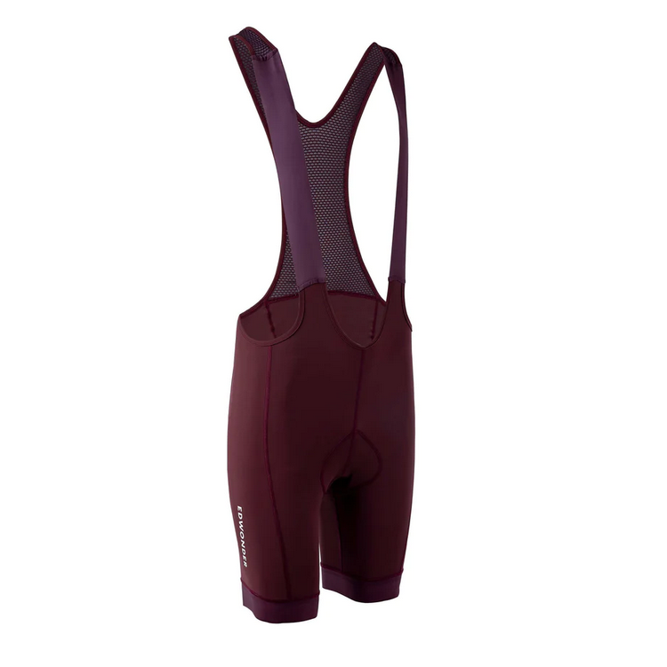 EdWonder Wonderfool Infinite Bib Shorts - Burgundy Brown (Men & Women)