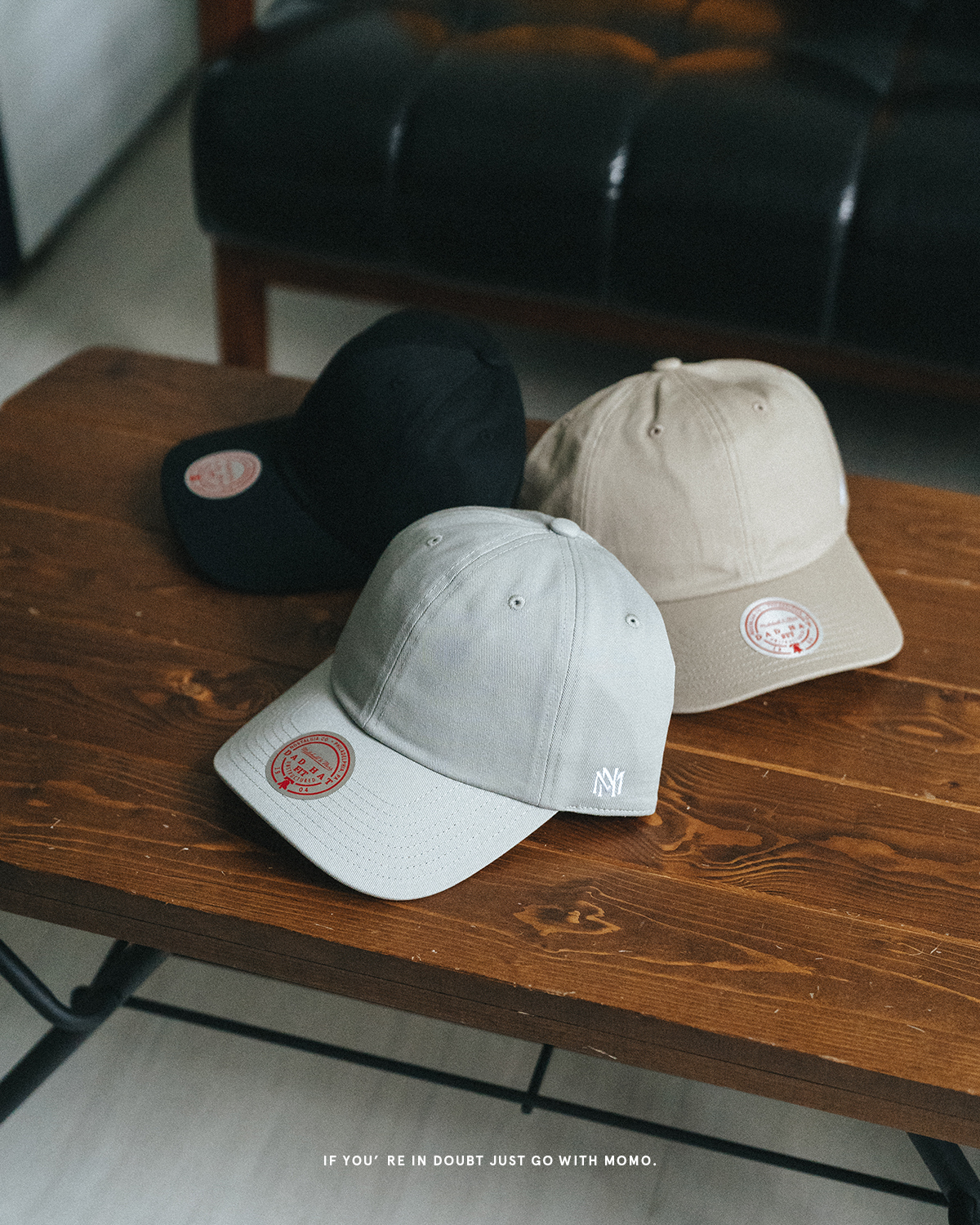 Mitchell & Ness Branded Dad Hat 復古老帽 3色