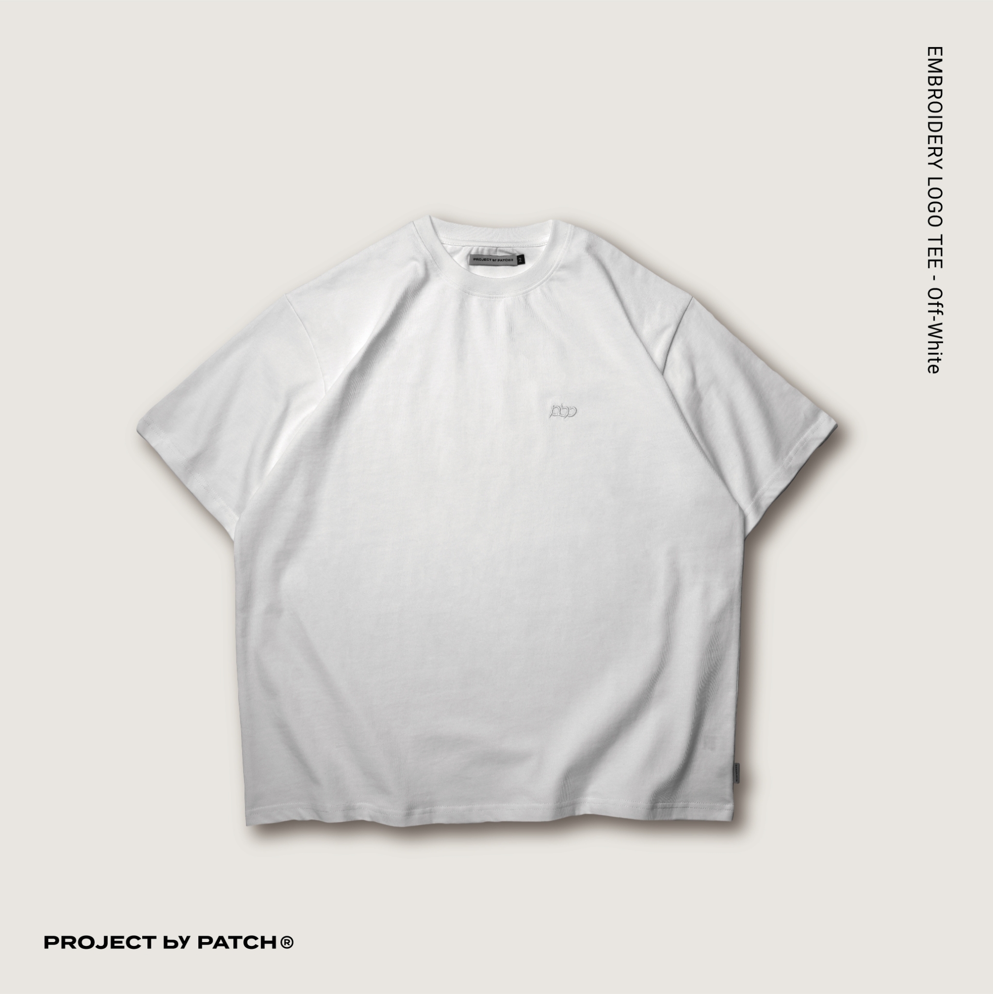 P.B.P - Embroidery Logo Tee - Off-White