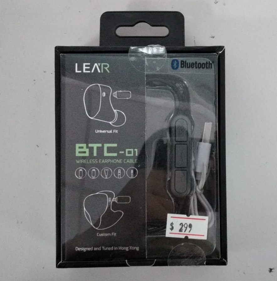 LEAR BTC-01 藍牙無線耳機線(MMCX) (DEMO UNIT)