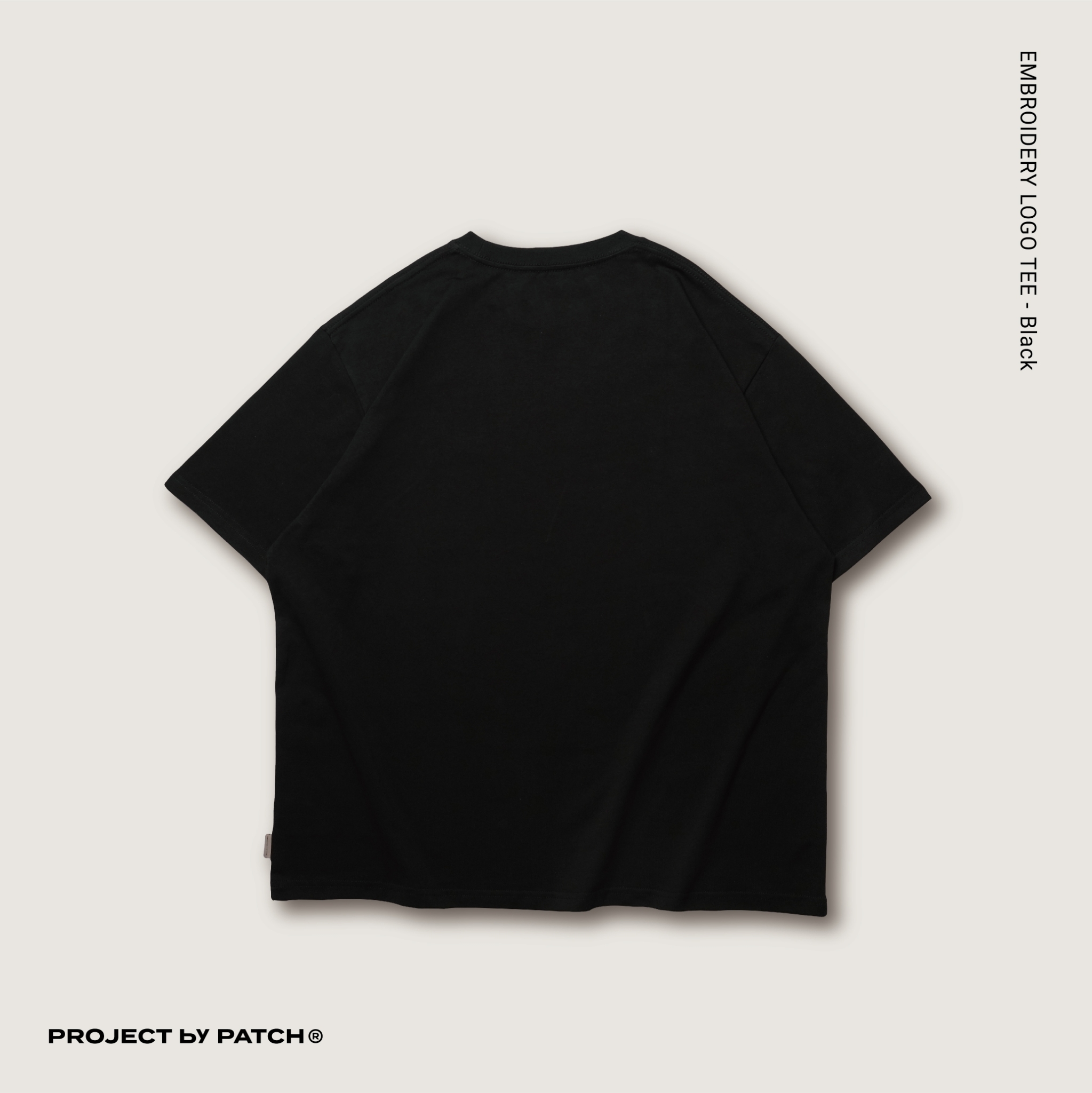 P.B.P - Embroidery Logo Tee - Black