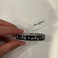 [S] KARL LAGERFELD JG230005 KL LETTERING BLING BLING RING,BLACK, 8720744318149 (SKL612)