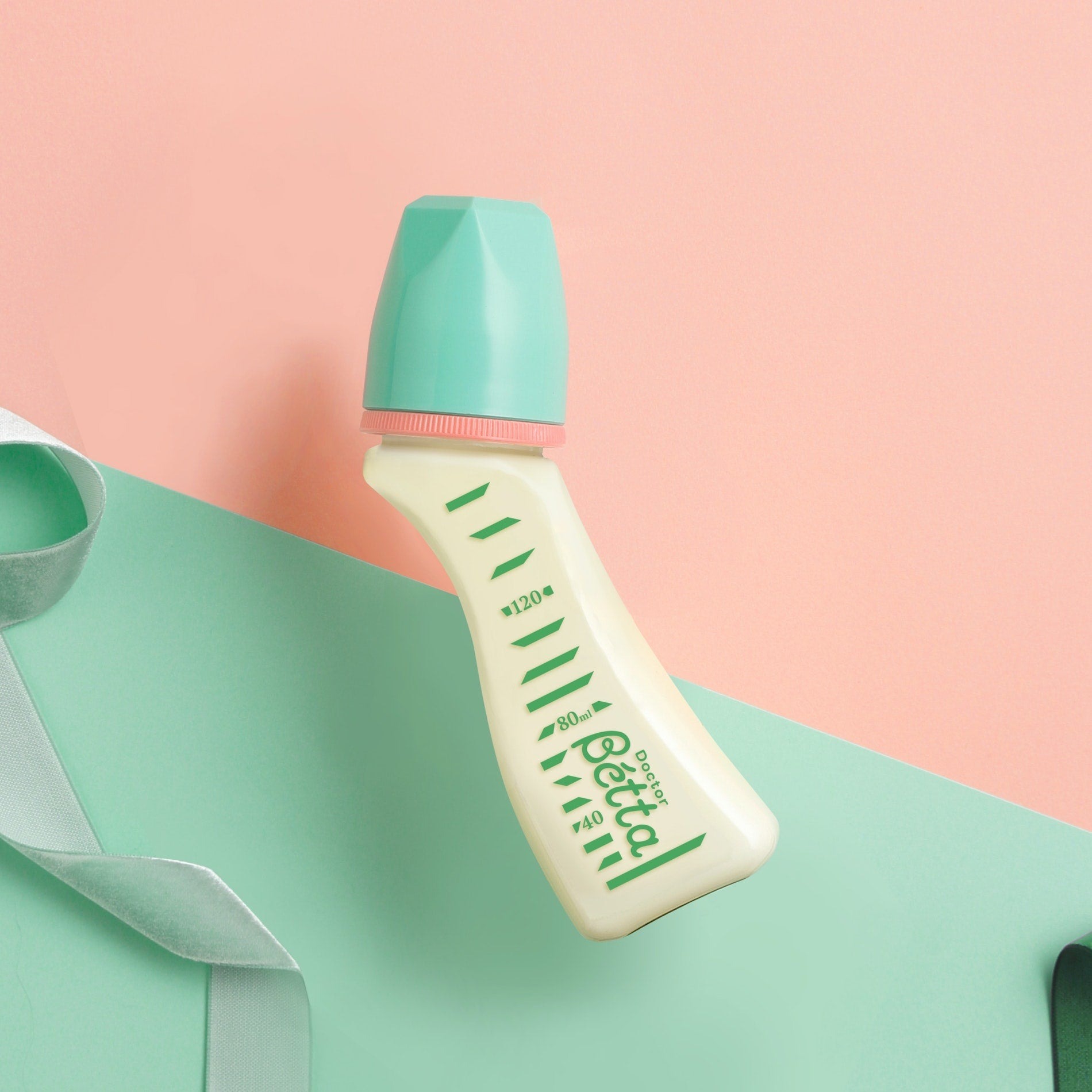 Betta 蓓特 -【日本製】(S1-120ml) Jewel系列PPSU防脹氣嬰兒奶瓶/奶樽 (綠色)