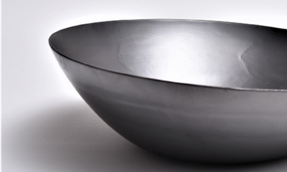 《山田工業所》日本製手工拓打鐵鍋 HANAKO + 中華鐵炒鍋 30cm(板厚1.6mm)