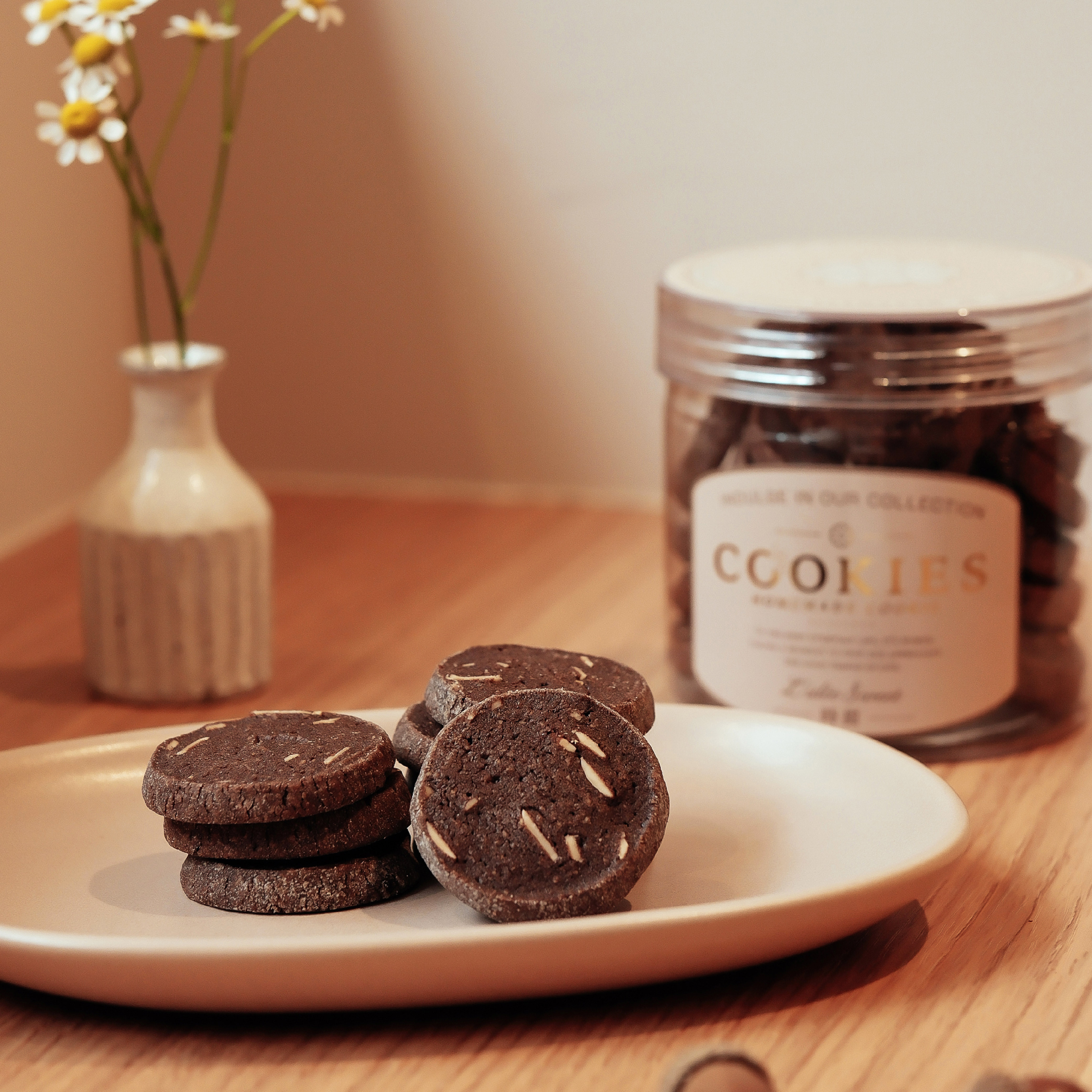 【兩件折50元】可可杏仁法式手工餅乾