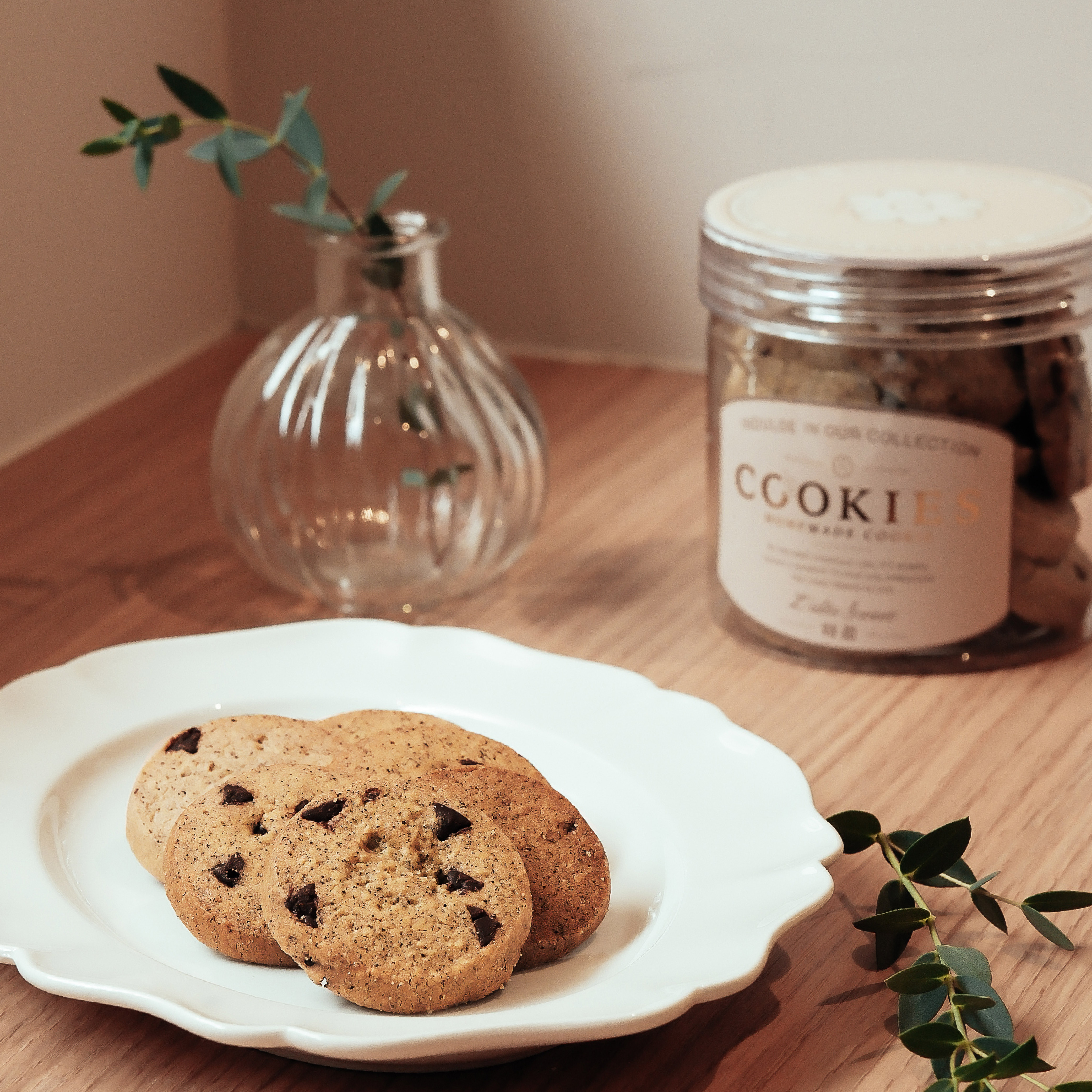 【兩件折50元】伯爵巧克力豆法式手工餅乾