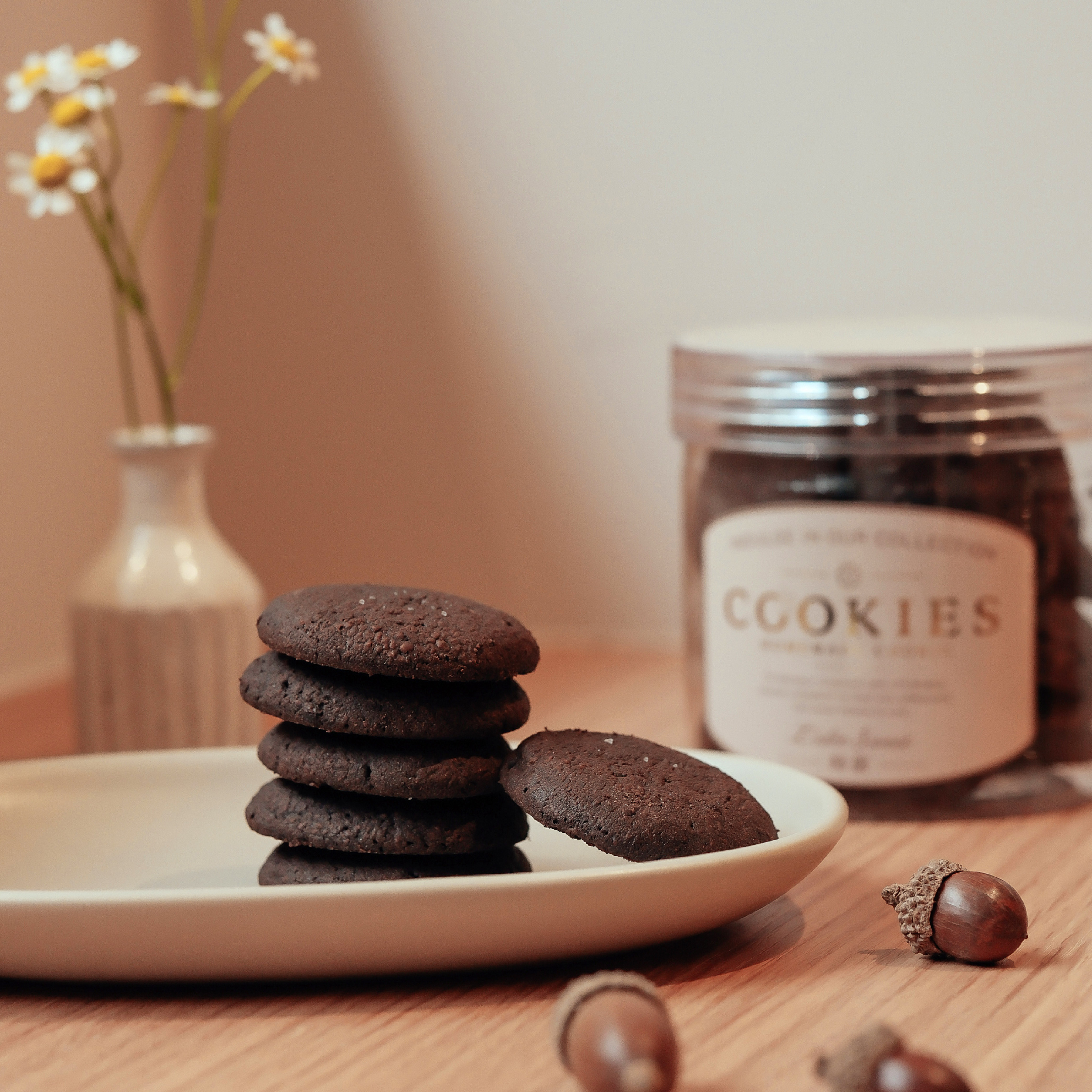 【兩件折50元】海鹽巧克力法式手工餅乾