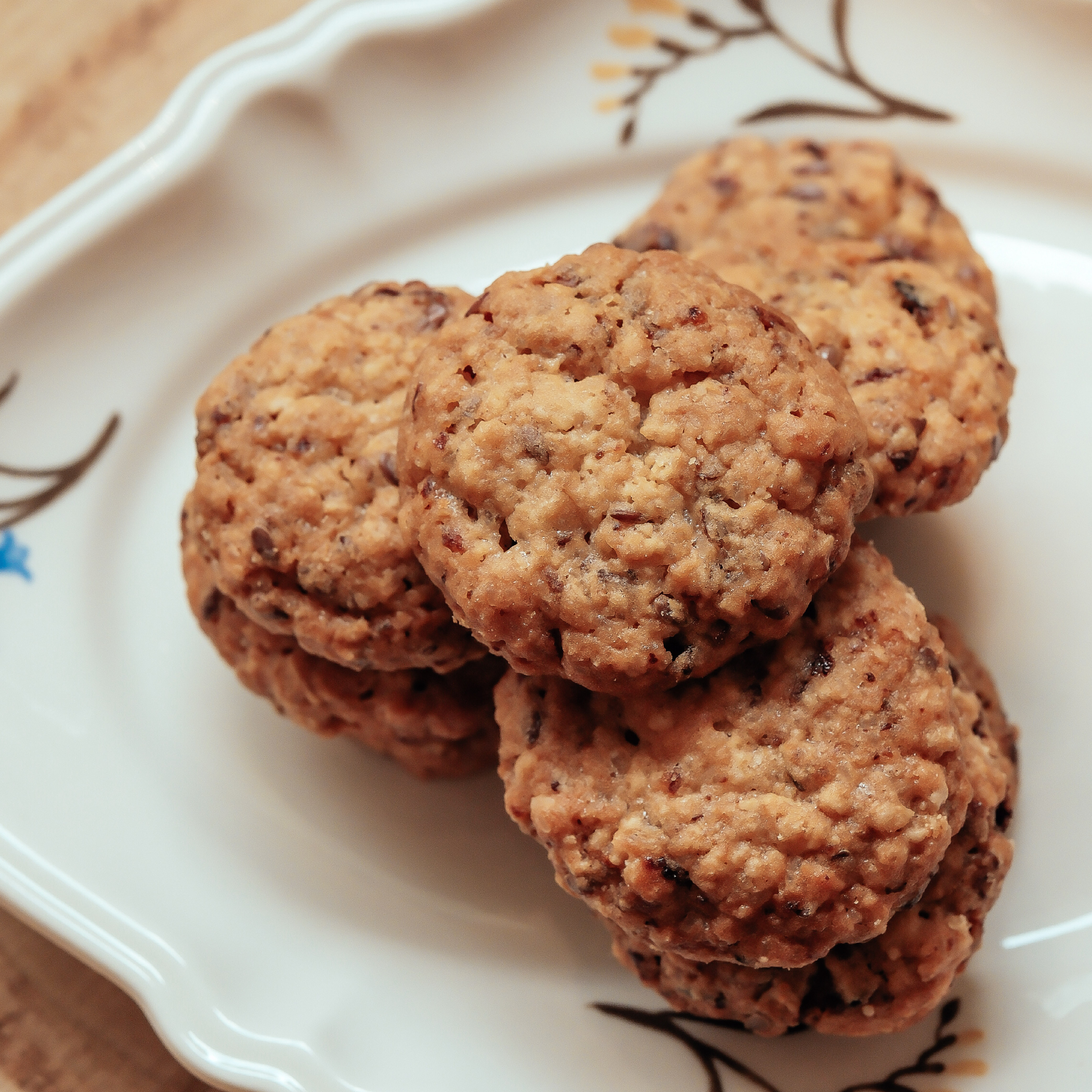 【兩件折50元】燕麥亞麻葡萄乾法式手工餅乾