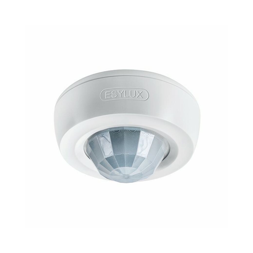 ESYLUX MD360I/24 基本運動探測器，帶 360° 檢測範圍，用於天花板安裝