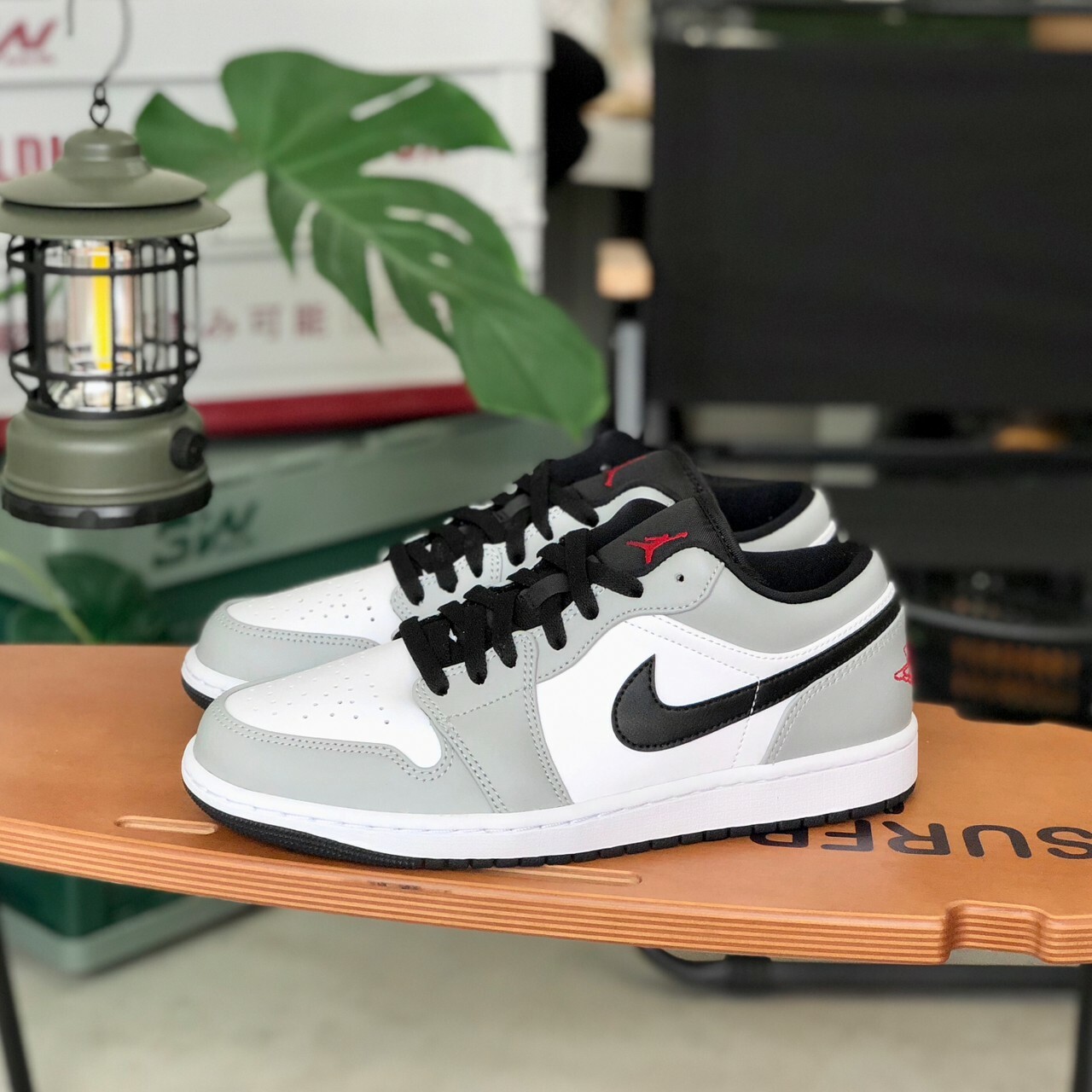 Air Jordan 1 Low 煙灰 黑白灰 低筒男鞋 553558-030