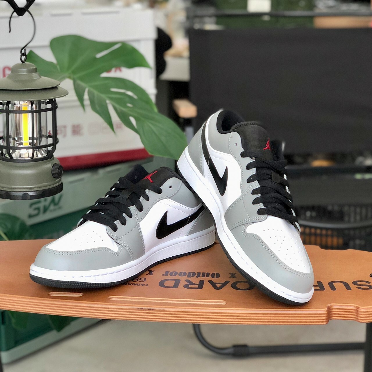 Air Jordan 1 Low 煙灰 黑白灰 低筒男鞋 553558-030